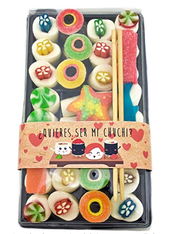 regalos originales chuches shushi